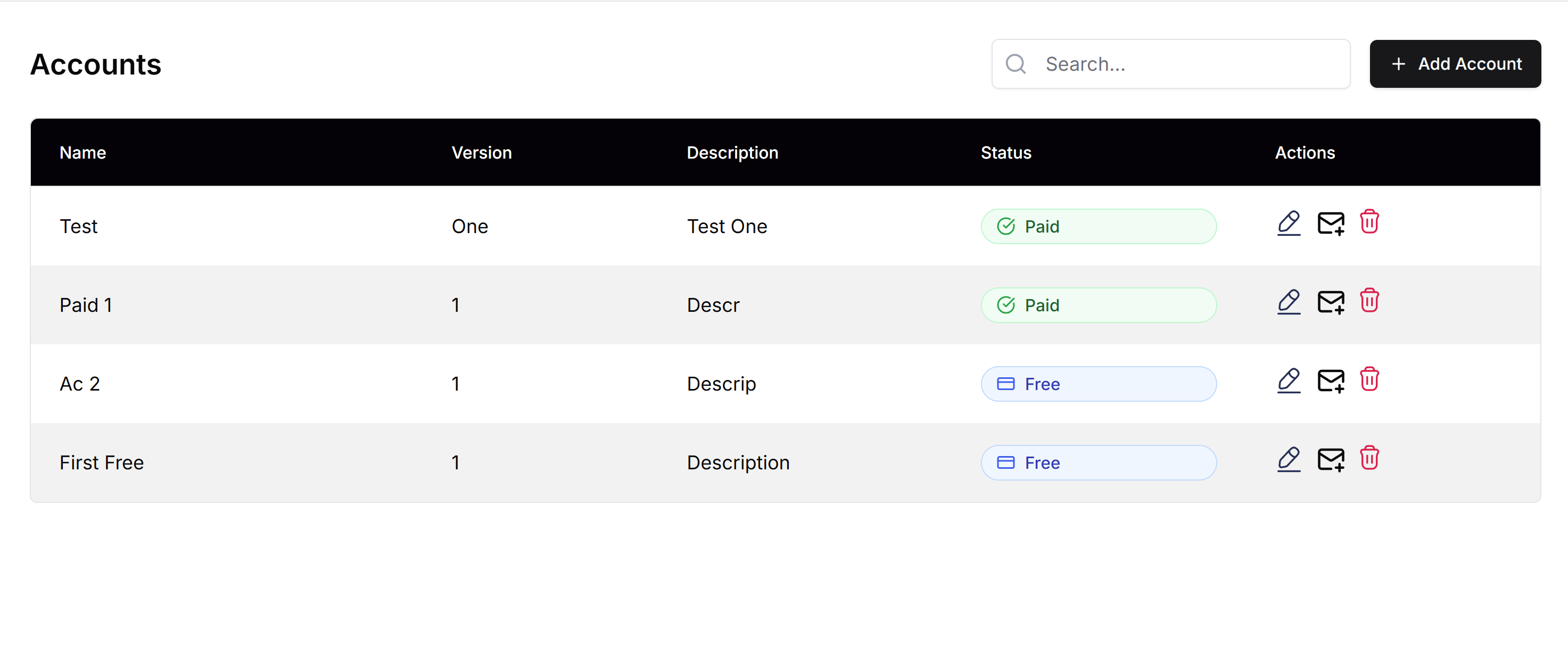Payment successful - account created